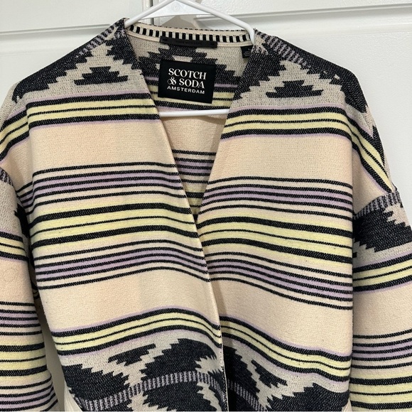 SCOTCH & SODA Stripe Wrap Jacket I Size L - Picture 8 of 14